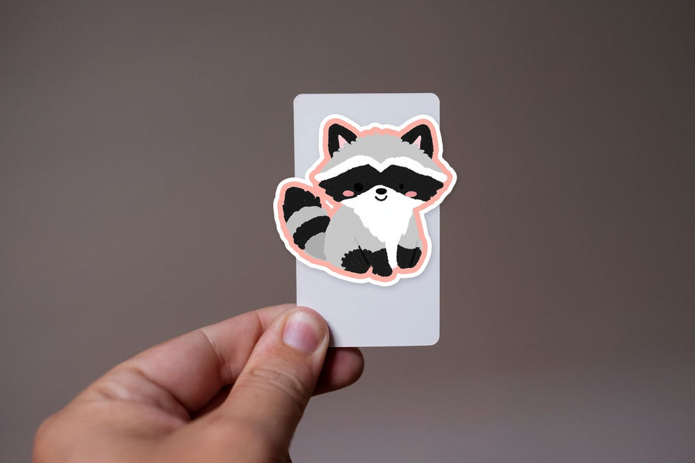 Kawaii Raccoon Cute Sticker