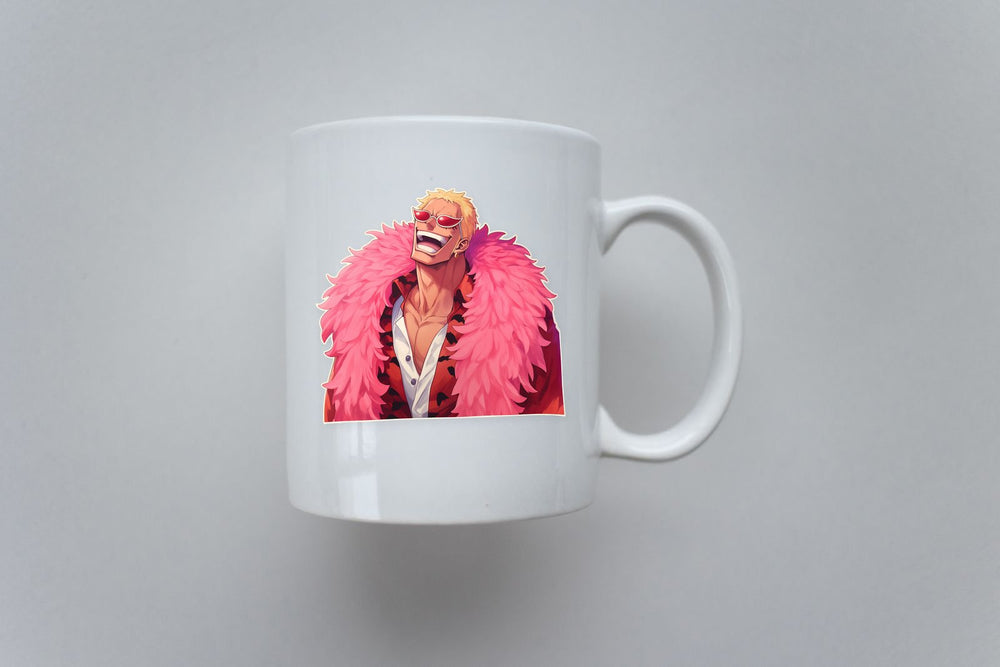 One Piece Doflamingo Laughing Sticker