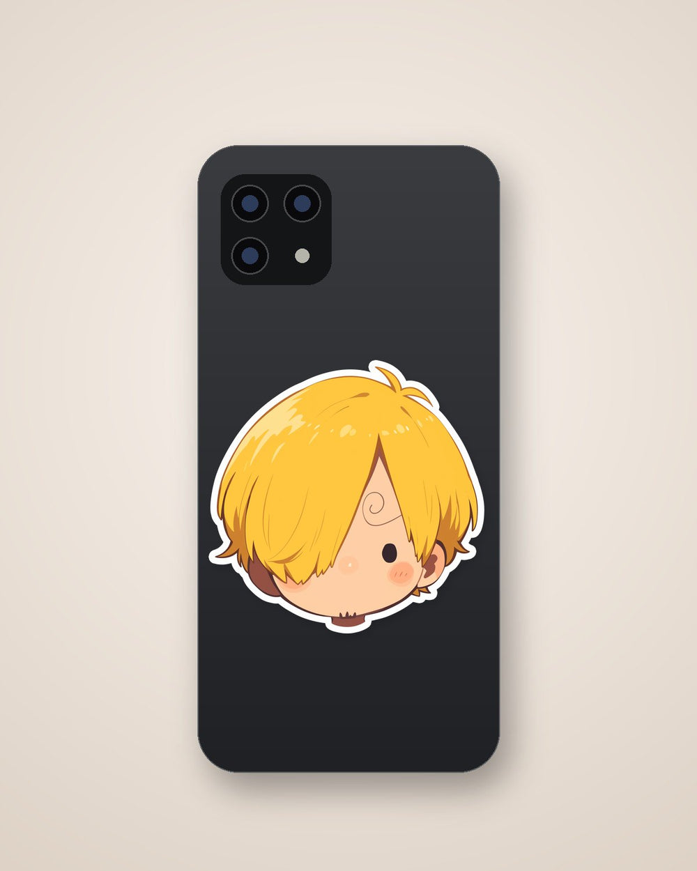 Sanji Head One Piece Chibi Sticker