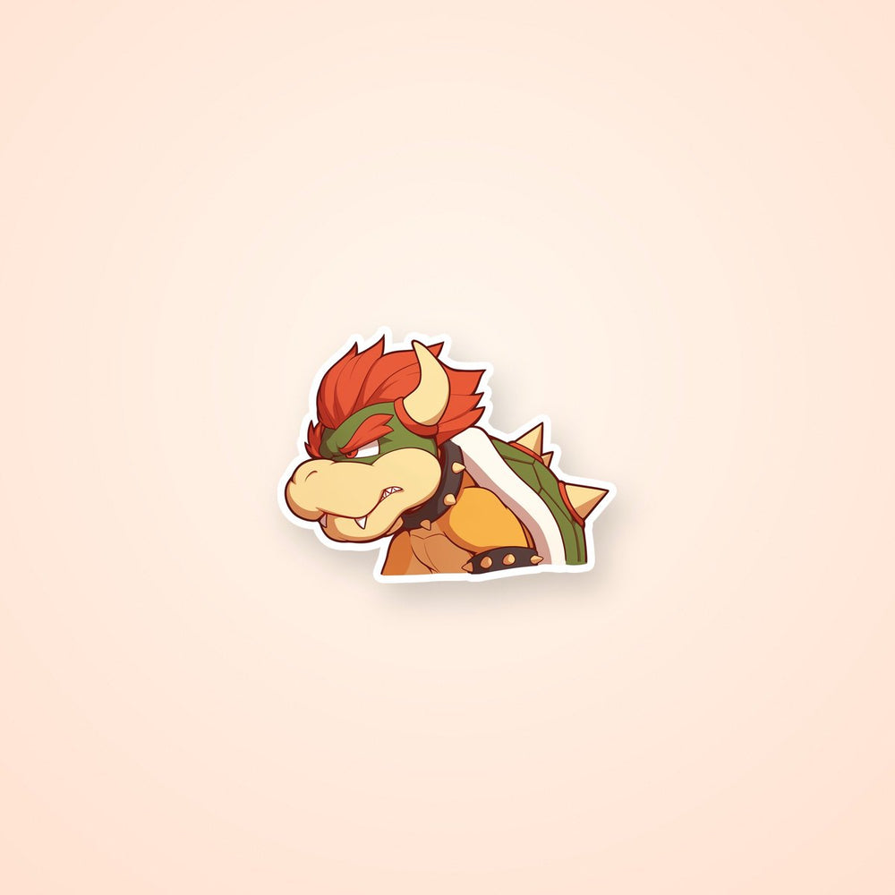 Chibi Bowser Super Mario Sticker