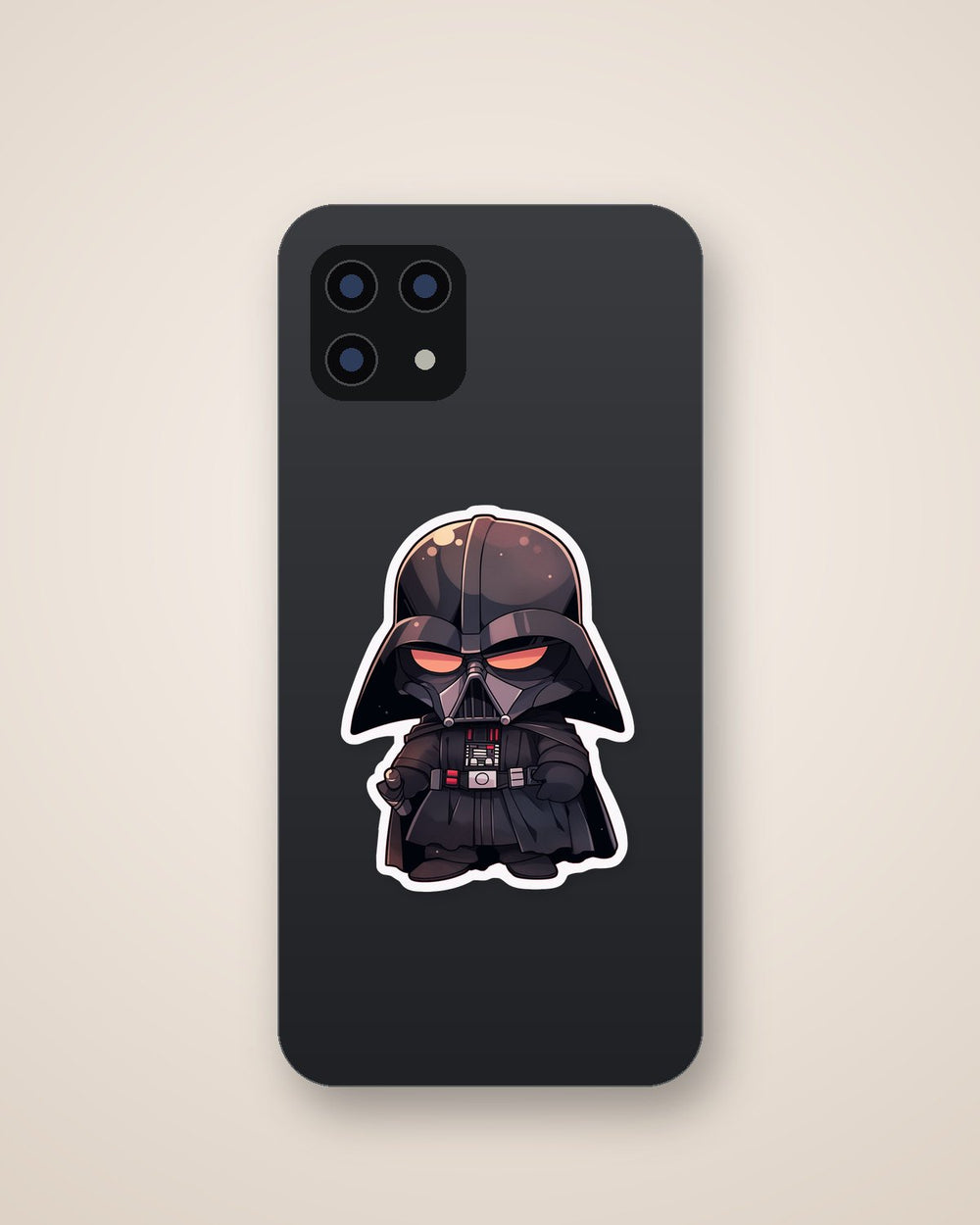 Cute Angry Darth Vader Sticker
