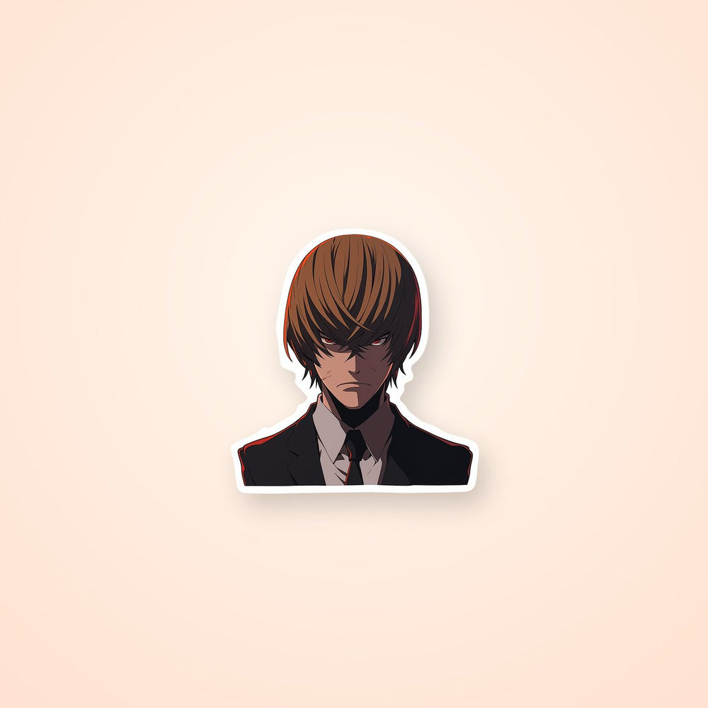 Death Note Angry Light Yagami Sticker
