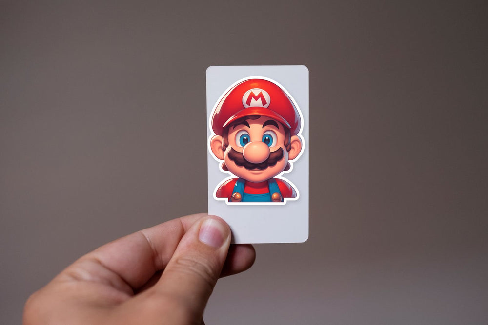 Super Mario Cool Face Sticker