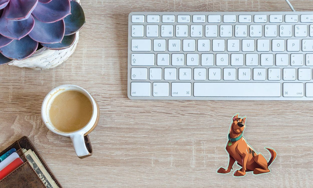 Scooby Doo Cartoon Dog Sticker