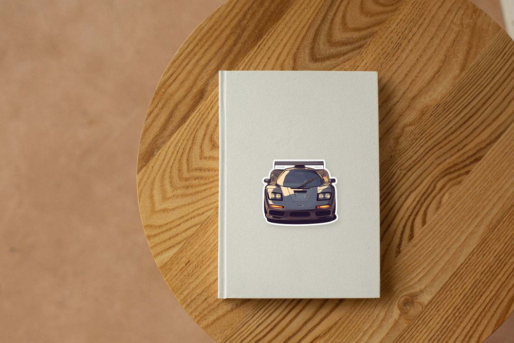 Mclaren F1 Supercar Front View Sticker