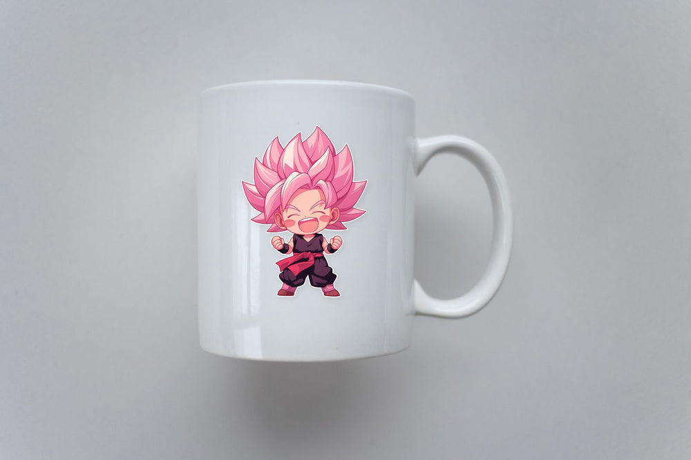 Dragon Ball Goku Rose Chibi Sticker