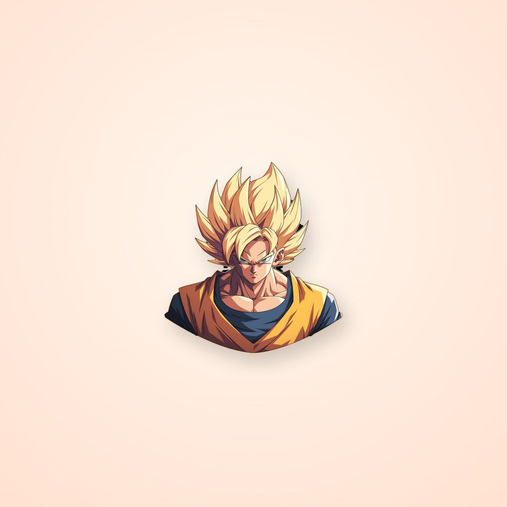 Goku Ssj Determination Sticker
