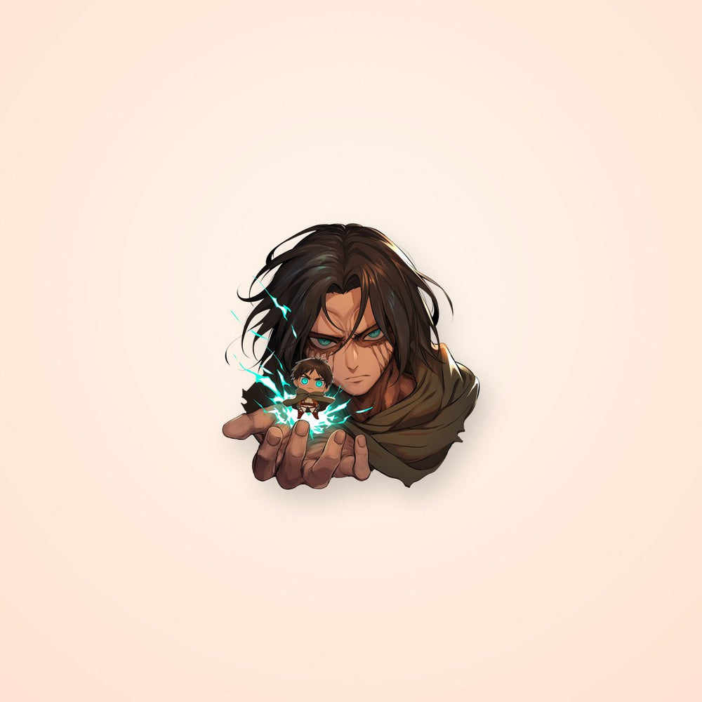 Awesome Eren Yeager Sticker