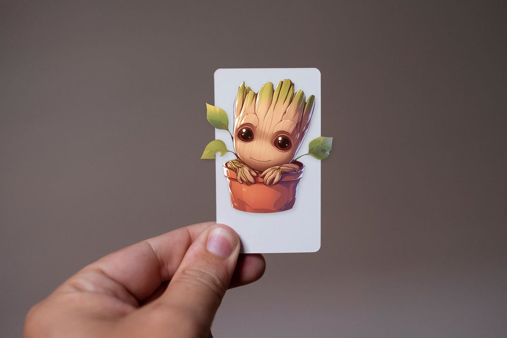 Potted Groot Marvel Comics Sticker