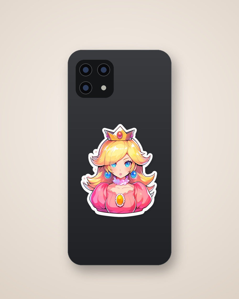 Super Mario Beautiful Princess Peach Sticker