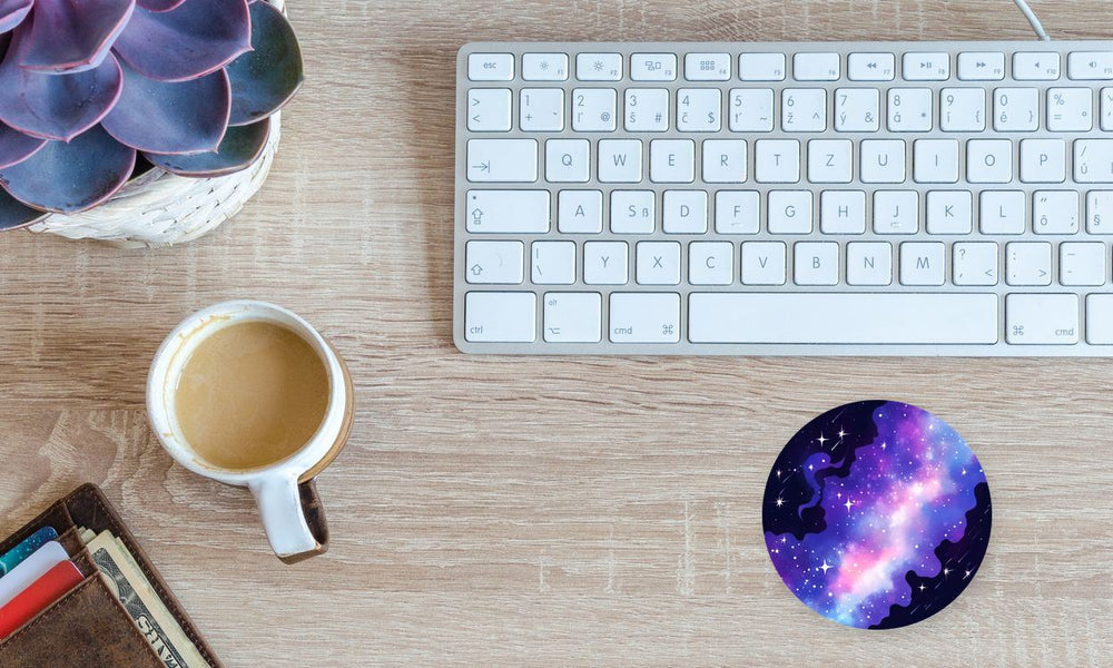 Aesthetic Milky Way Round Sticker
