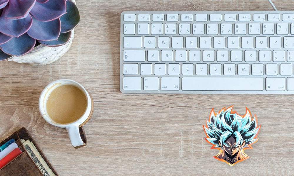 Dragon Ball Goku Orange Stroke Sticker