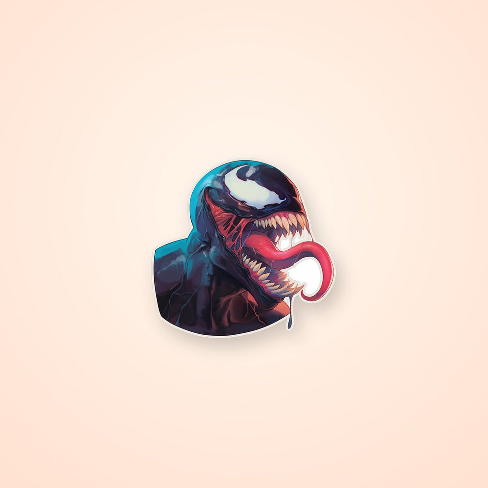 Venom Scary Tongue Sticker