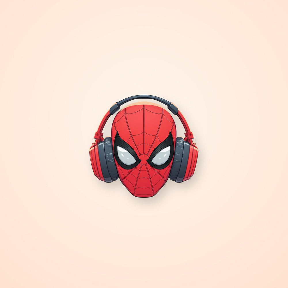 Spider-Man Headphones Sticker