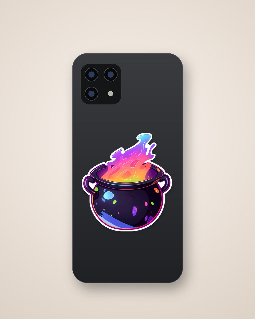 Colorful Bubbling Cauldron Sticker