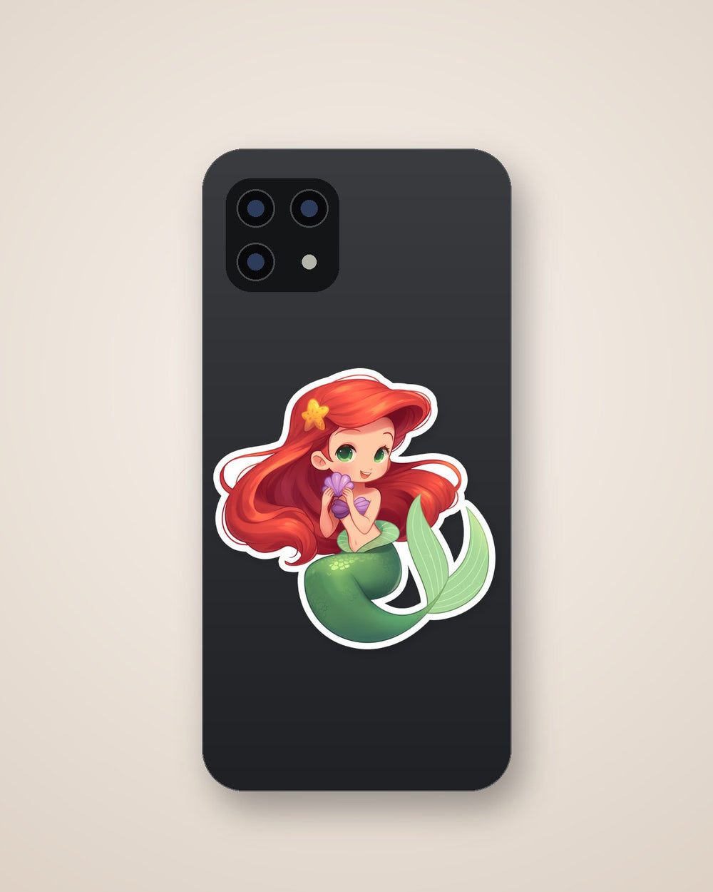 Chibi Ariel Little Mermaid Disney Sticker
