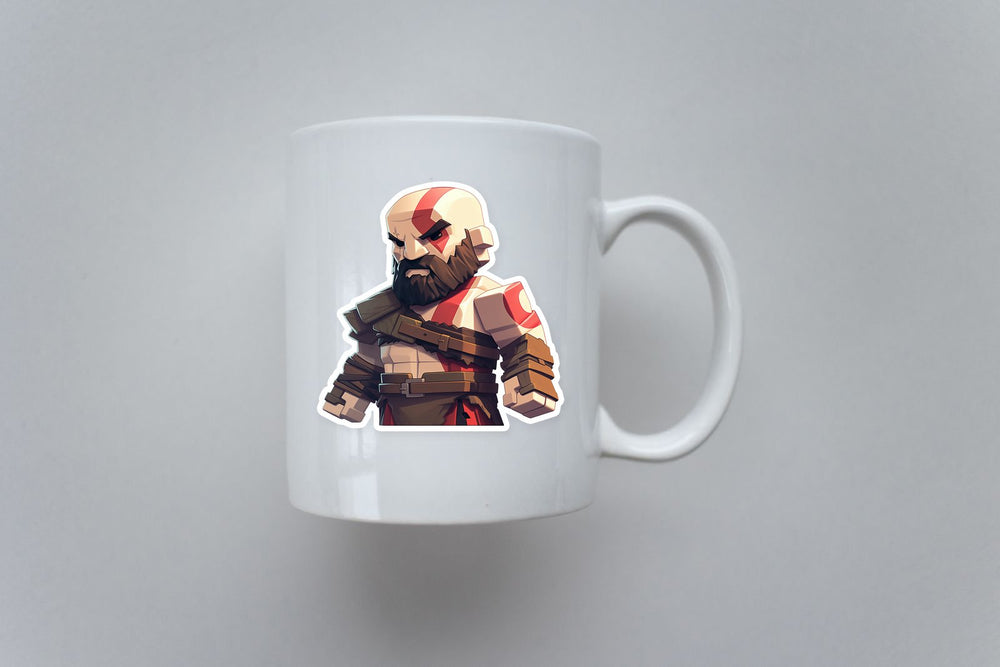 Lego Kratos Mighty Warrior Sticker