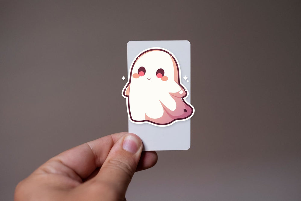 Cute Ghost Smiley Sticker
