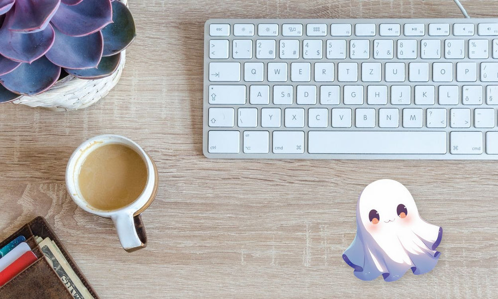 Cute Ghost Halloween Sticker