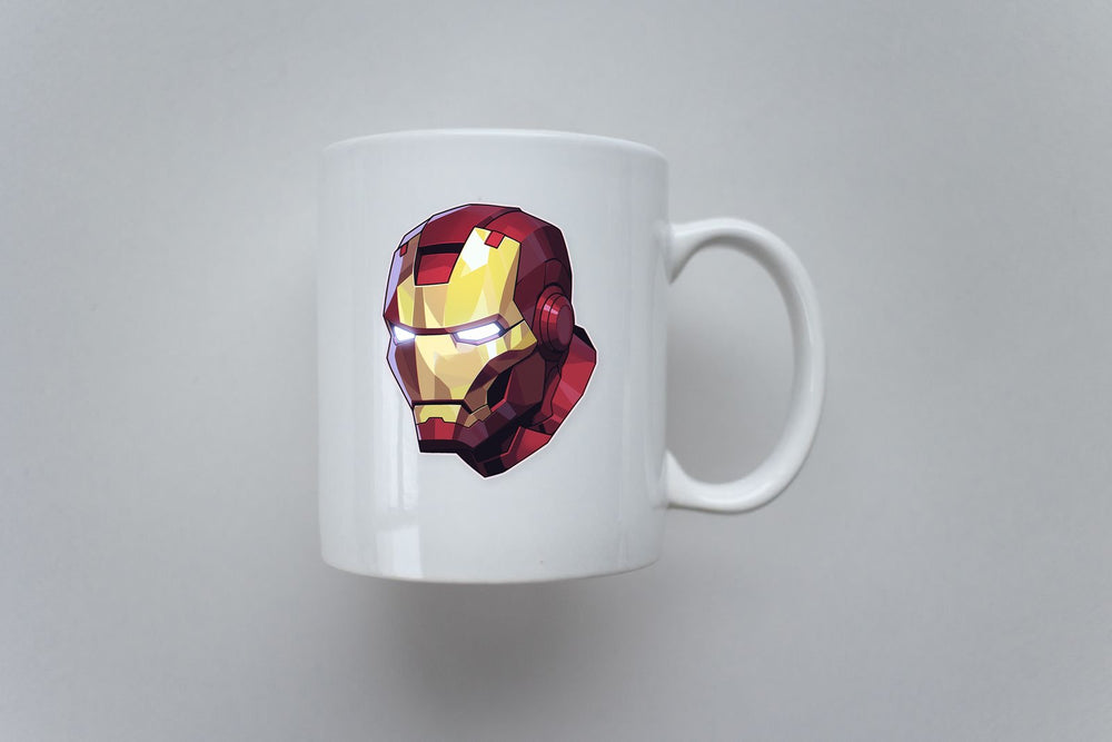Iron Man Helmet Side Sticker