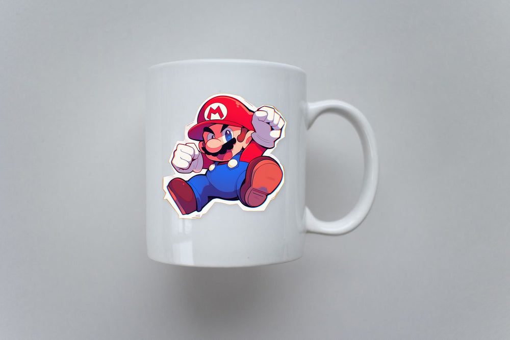 Super Mario Jumping Sticker