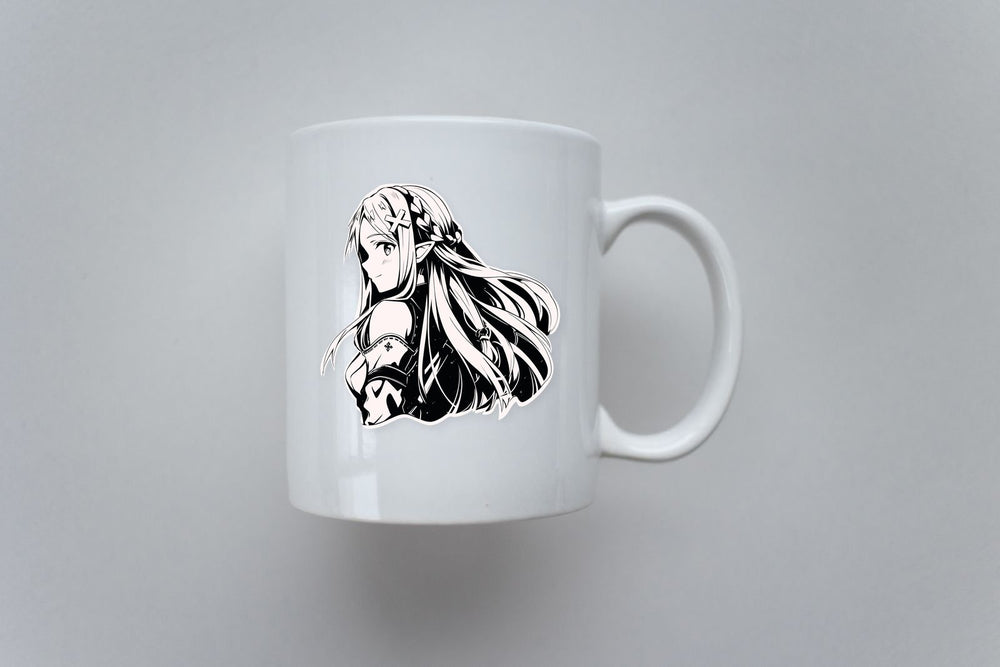 Cute Anime Girl Manga Sticker