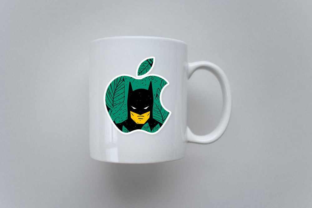 Vintage Apple Batman Sticker