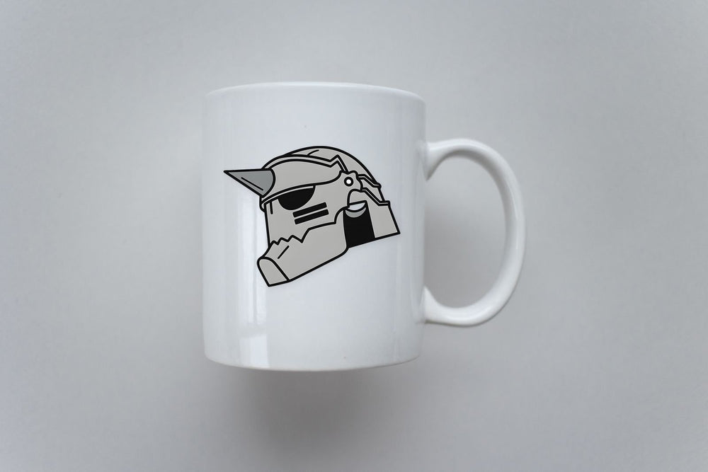 Alphonse Elric Armor Helmet Anime Sticker