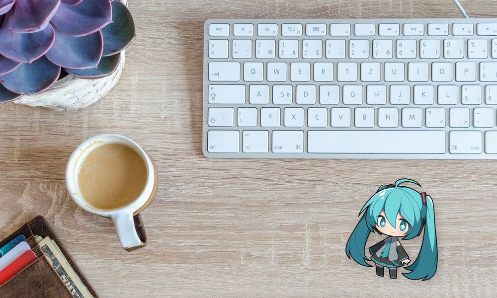Chibi Hatsune Miku Vocaloid Sticker
