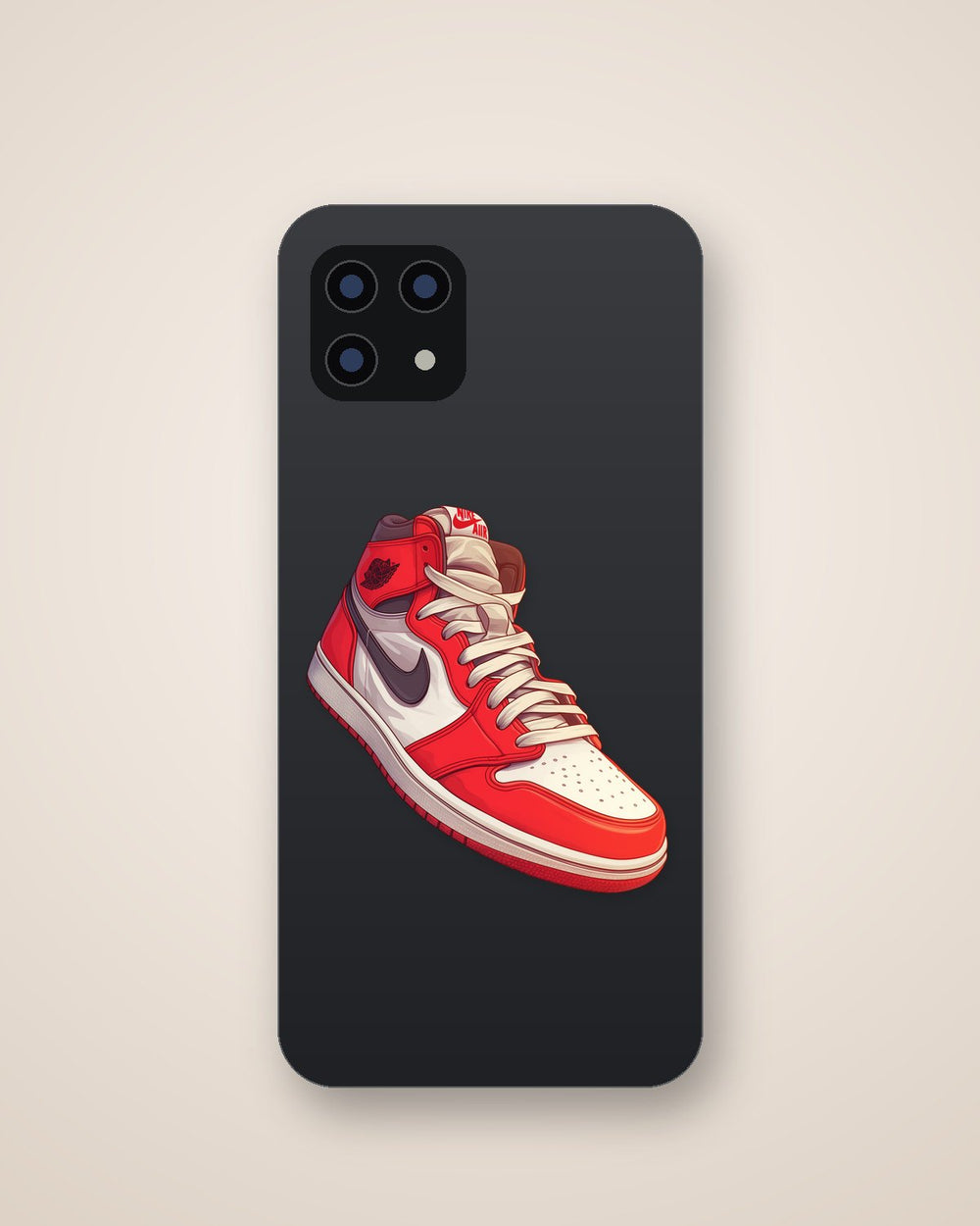 Red White Nike Jordan Sneaker Sticker