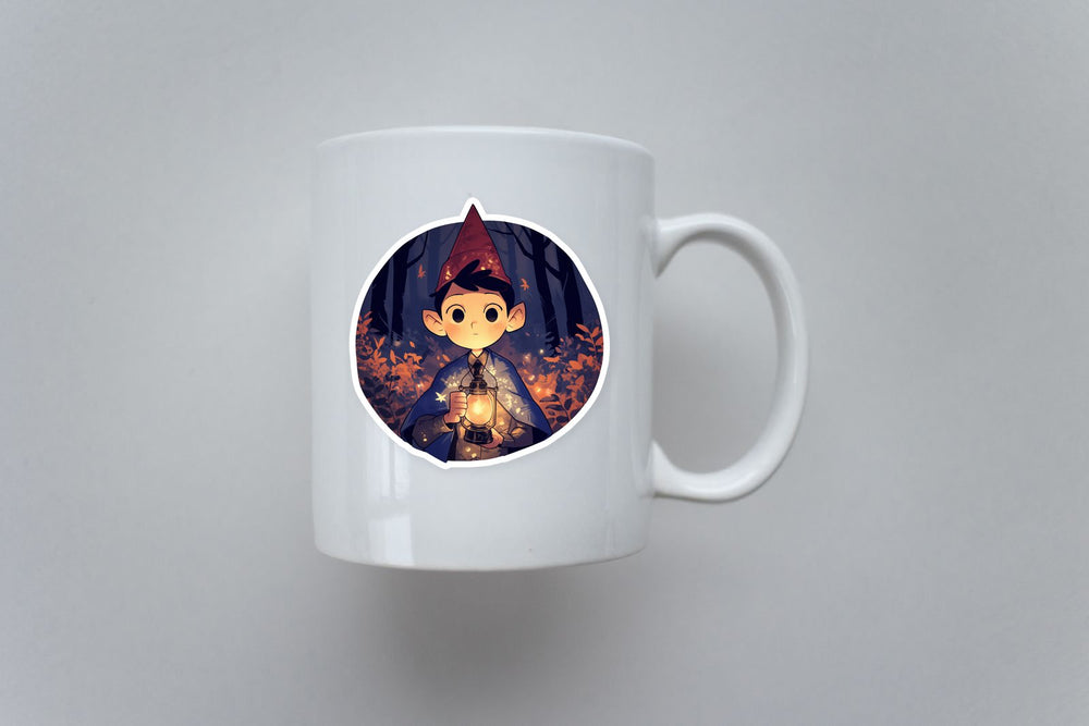 Wirt Lantern Forest Cartoon Sticker