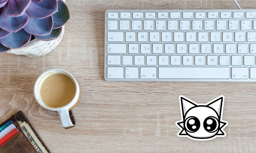 Sprunki Wenda Kawaii Big Eyes Sticker