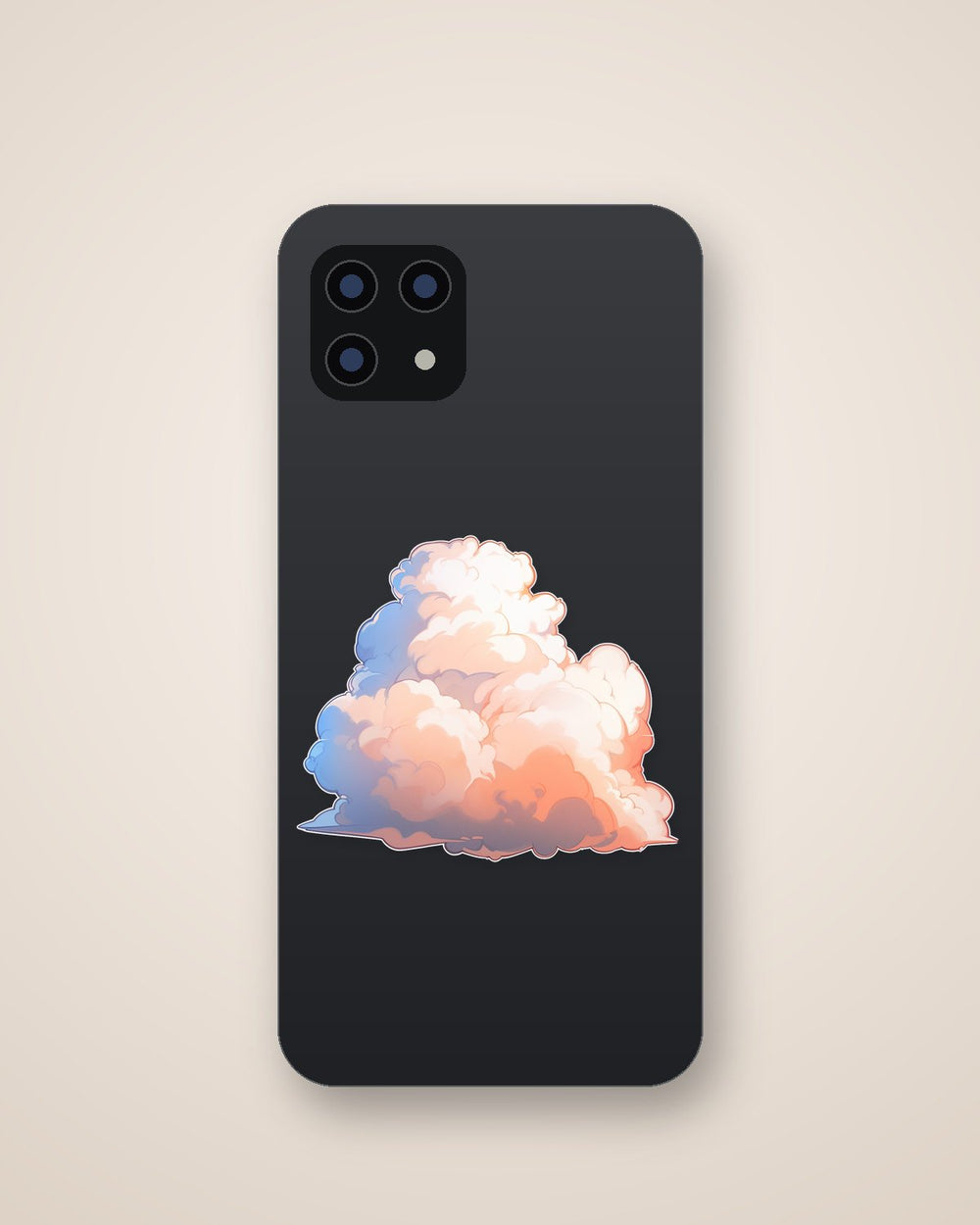 Aesthetic Sunset Clouds Sticker