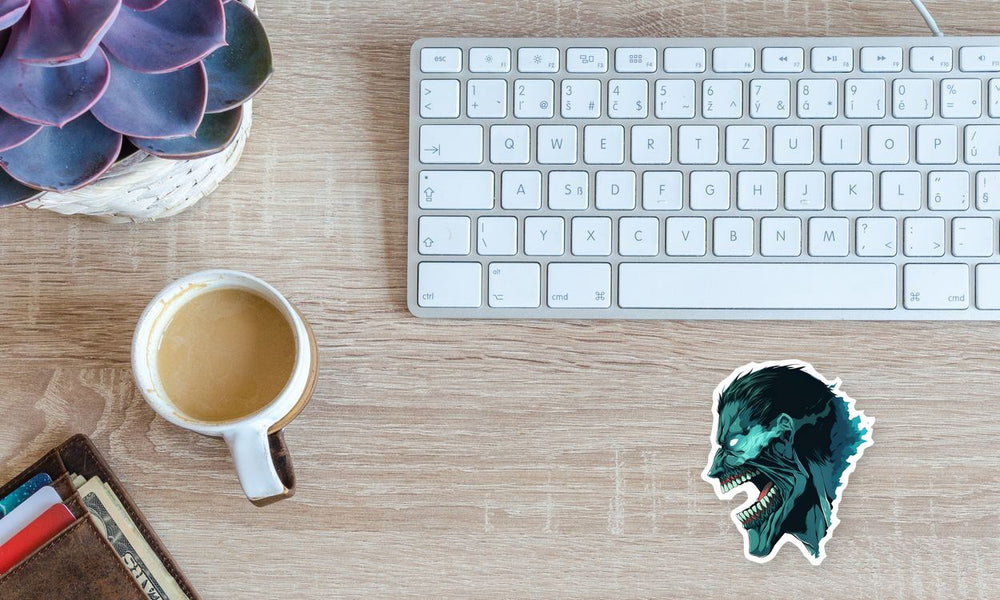 Aot Blue Titan Sticker