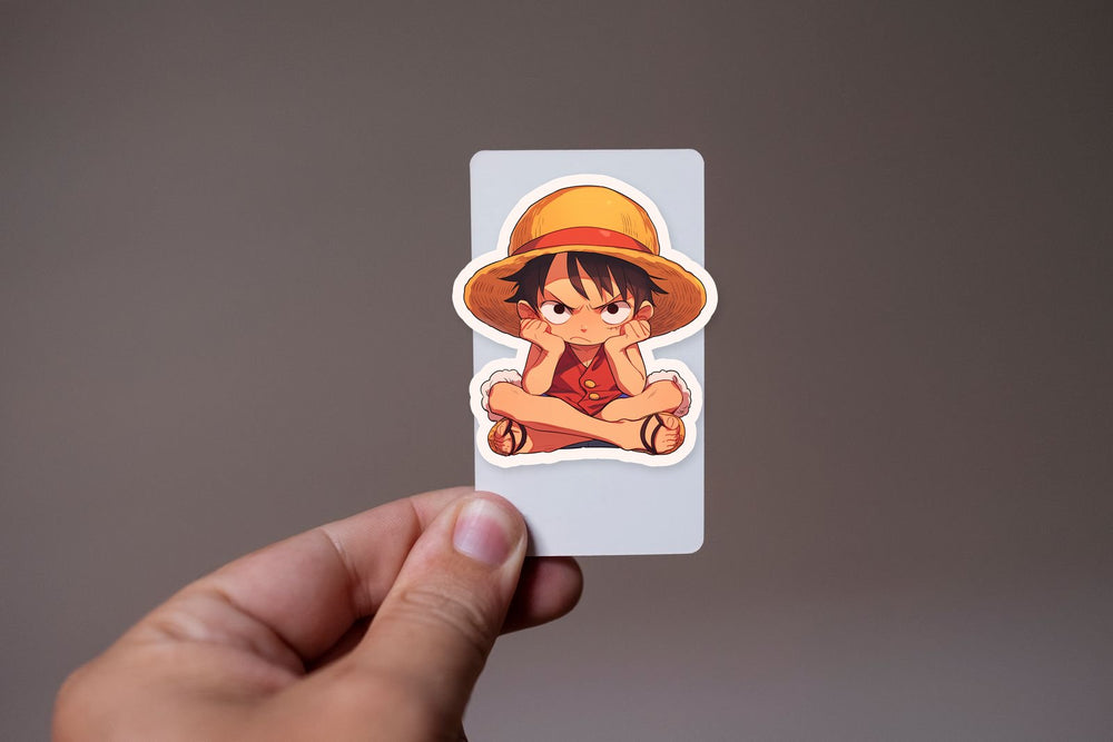 One Piece Sadly Luffy Clipart Sticker