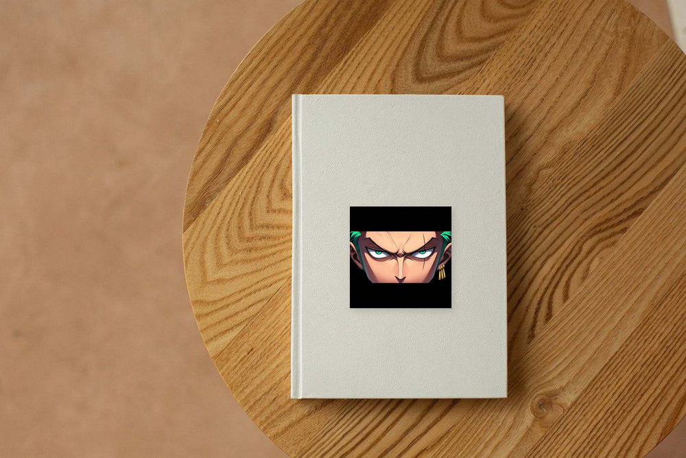 One Piece Zoro Intense Stare Sticker