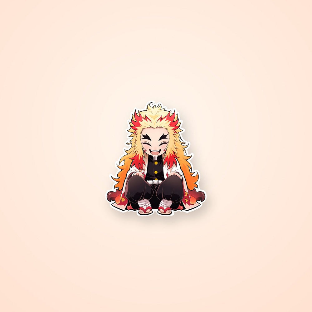 Demon Slayer Chibi Kyojuro Rengoku Sticker