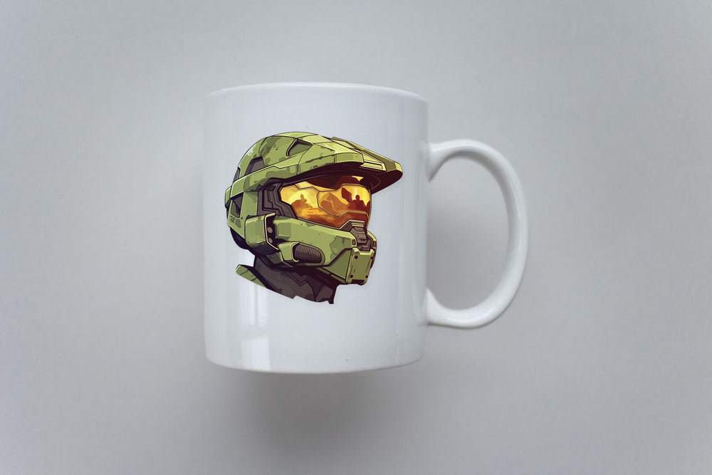 Halo Master Chief Helmet Iconic Visor Sticker