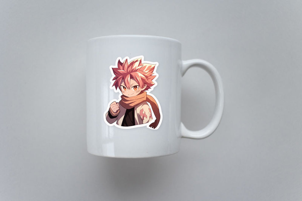 Cute Natsu Dragneel Anime Sticker