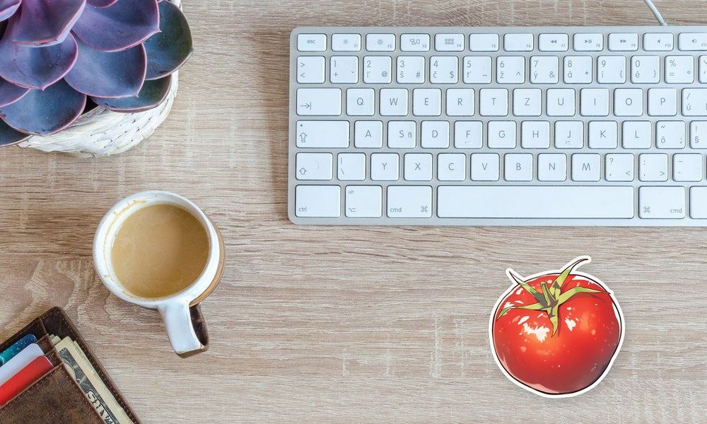 Aesthetic Red Tomato Sticker