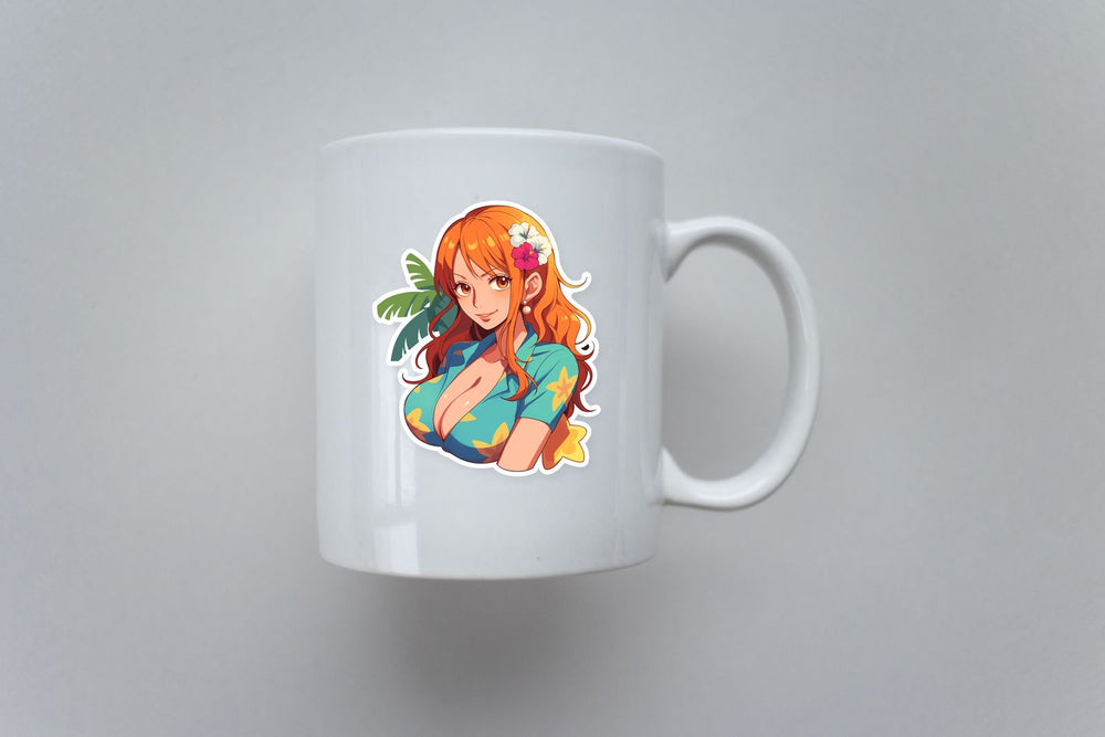 One Piece Nami Summer Sticker