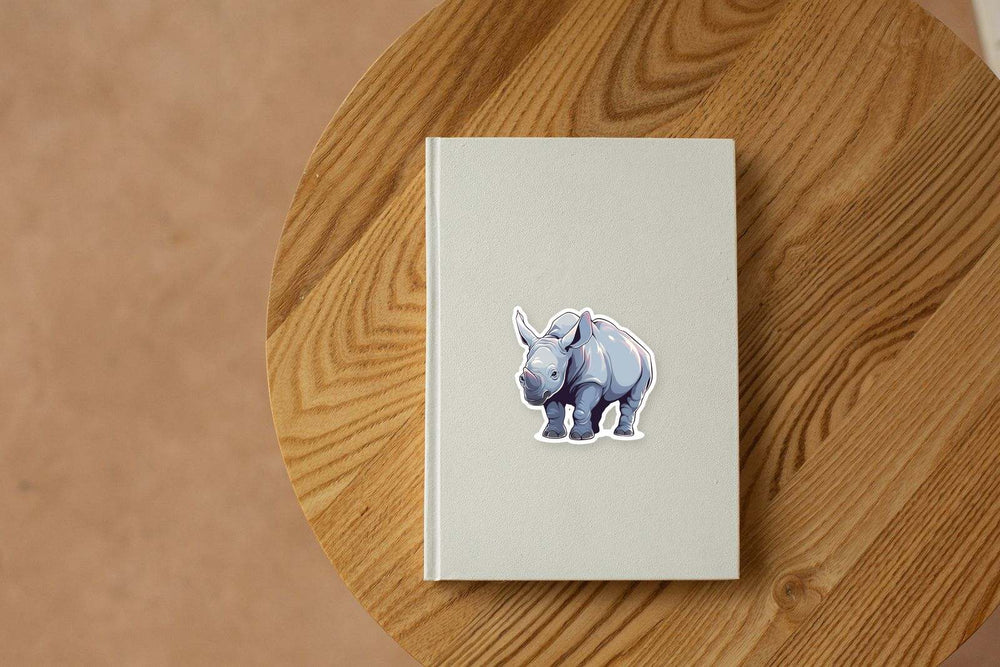 Aesthetic Rhinoceros Sticker