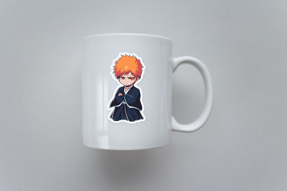 Bleach Cute Disgruntled Ichigo Sticker