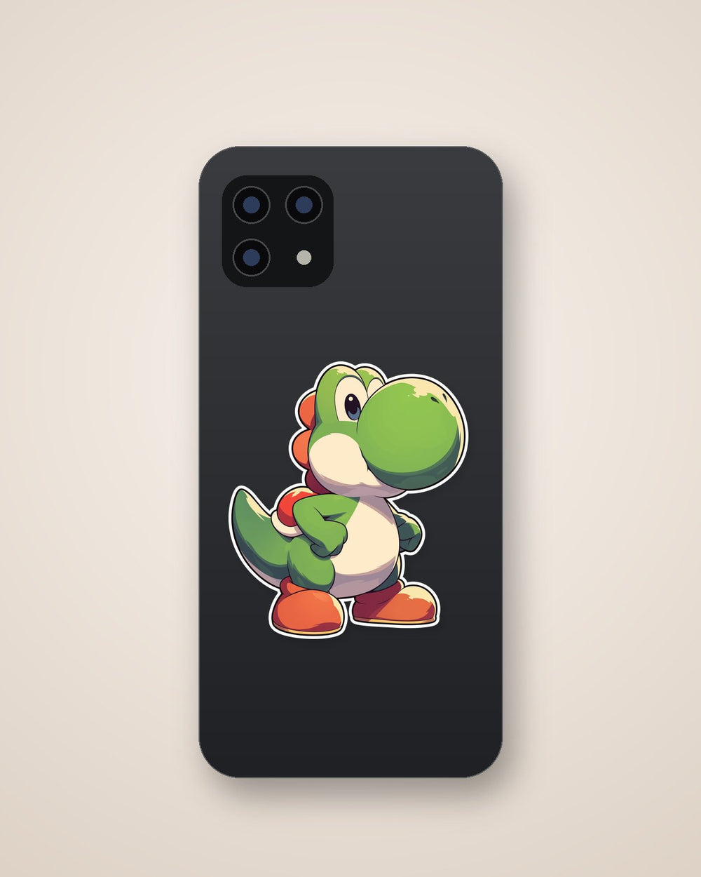Yoshi Determined Pose Sticker