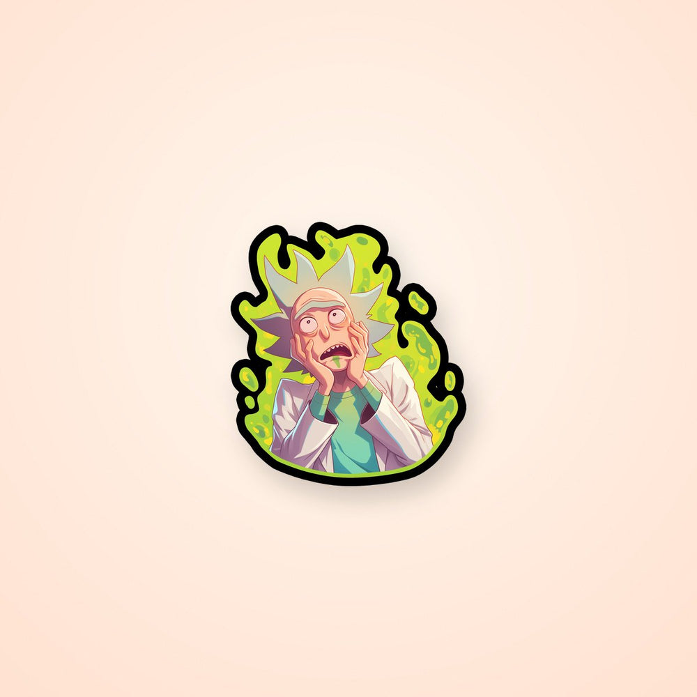 Rick and Morty Rick Sanchez Toxic Sticker