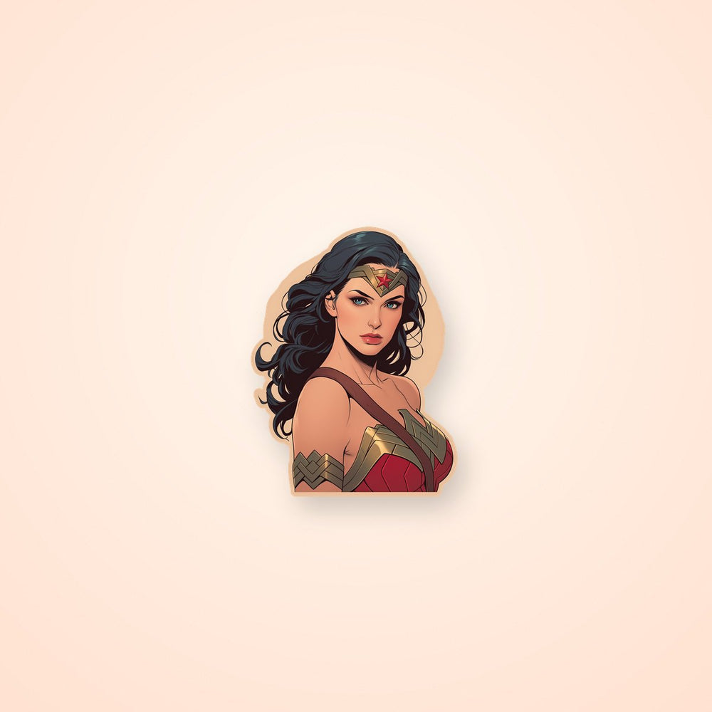 Wonder Woman Retro Comix Sticker