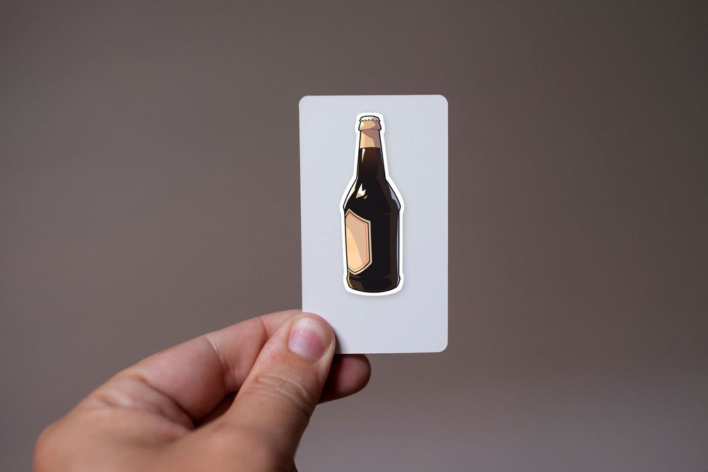 Empty Bottle of Beer Sticker
