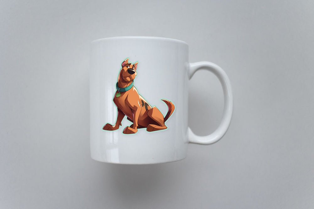 Scooby Doo Cartoon Dog Sticker