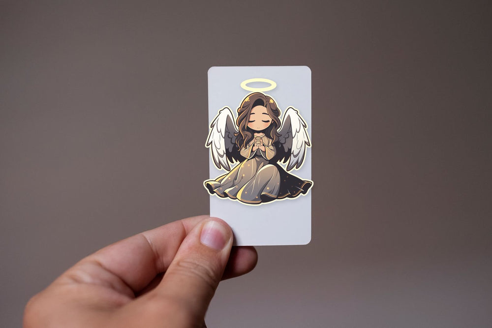Anime Girl Angel with Halo Sticker