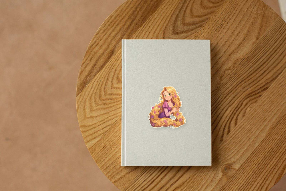 Rapunzel Floral Hair Sticker
